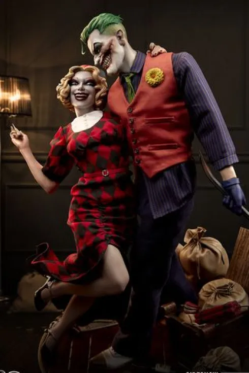 DC Comics Estatua Sideshow The Joker and Harley Quinn: Lawless Love