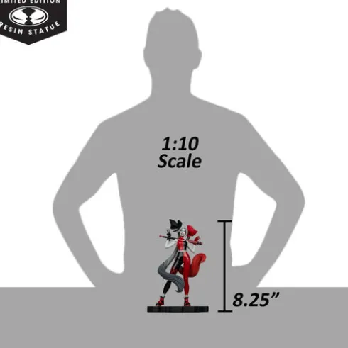 DC Direct Harley Quinn: Red, White & Black Estatua 1/10 Harley Quinn by Alex Garner 21 cm