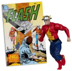 DC Direct Page Punchers Figura The Flash Jay Garrick (The Flash #123) (Red Platinum Edition) 18 cm
