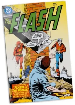 DC Direct Page Punchers Figura The Flash Jay Garrick (The Flash #123) (Red Platinum Edition) 18 cm