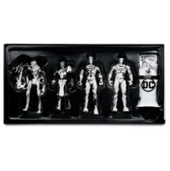 DC Direct Page Punchers Figuras & Cómic Paquete de 4 Superman Series (Sketch Edition) (Gold Label) 18 cm