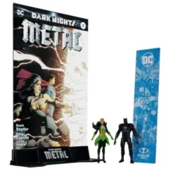 DC Direct Page Punchers Pack de 2 Figuras Batman of Earth-44 & Batman of Earth-11 (Dark Nights: Metal) 8 cm