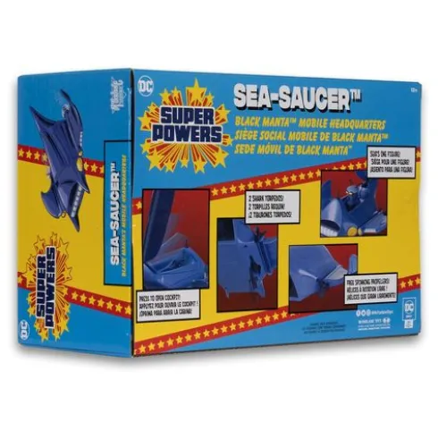 DC Direct Vehículo Super Powers Black Manta Sea Saucer 10 cm