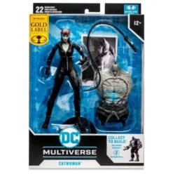 DC Gaming Figura Build A Catwoman Gold Label (Batman: Arkham City) 18 cm
