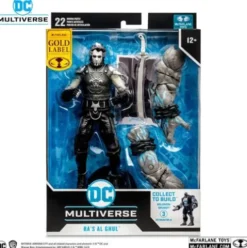 DC Gaming Figura Build A Ra’s Al Ghul Gold Label (Batman: Arkham City) 18 cm