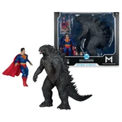 DC Justice League Monsterverse DC Multiverse Pack de 2 Figuras Superman Vs. Godzilla 30 cm
