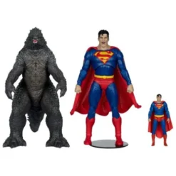 DC Justice League Monsterverse DC Multiverse Pack de 2 Figuras Superman Vs. Godzilla 30 cm