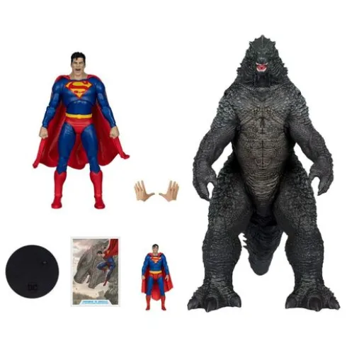 DC Justice League Monsterverse DC Multiverse Pack de 2 Figuras Superman Vs. Godzilla 30 cm