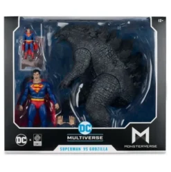 DC Justice League Monsterverse DC Multiverse Pack de 2 Figuras Superman Vs. Godzilla 30 cm