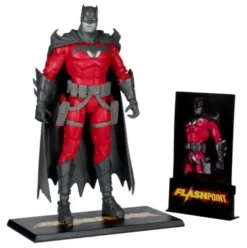 DC Multiverse Figura Batman (Flashpoint) (Black & White Accent Edition) (Gold Label) 18 cm