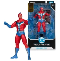 DC Multiverse Figura Commander Steel (JSA) (Gold Label) 18 cm