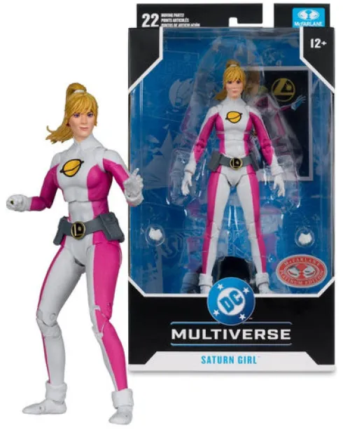DC Multiverse Figura de Acción Saturn Girl (DC Classic) (Red Platinum Edition) 18 cm