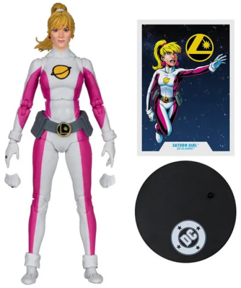 DC Multiverse Figura de Acción Saturn Girl (DC Classic) (Red Platinum Edition) 18 cm