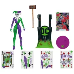 DC Multiverse Figura Harley Quinn (DC Classic) Jokerized (Gold Label) 18 cm