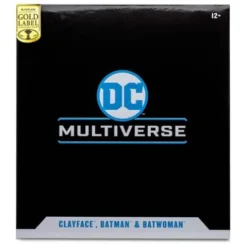 DC Multiverse Figuras Multipack Clayface, Batman & Batwoman (DC Rebirth) (Gold Label) 18 cm