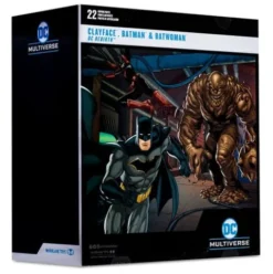 DC Multiverse Figuras Multipack Clayface, Batman & Batwoman (DC Rebirth) (Gold Label) 18 cm