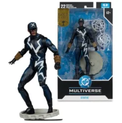 DC Multiverse Figura Static Shock (Trial by Fire) (Gold Label) 18 cm