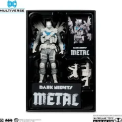 DC Multiverse Figura The Grim Knight (Dark Nights Metal) (Black & White Accent Edition) (Gold Label) 18 cm