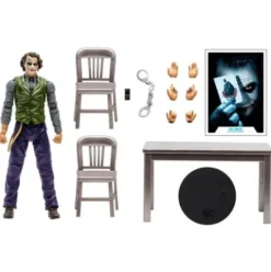 DC Multiverse Figura The Joker (Jail Cell Variant) (The Dark Knight) (Gold Label) 18 cm