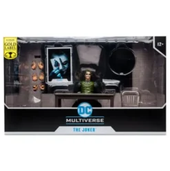 DC Multiverse Figura The Joker (Jail Cell Variant) (The Dark Knight) (Gold Label) 18 cm