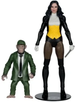 DC Multiverse McFarlane Figura Zatanna with Detective Chimp Collector Edition #53 18 cm