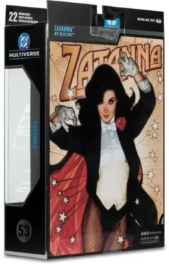 DC Multiverse McFarlane Figura Zatanna with Detective Chimp Collector Edition #53 18 cm