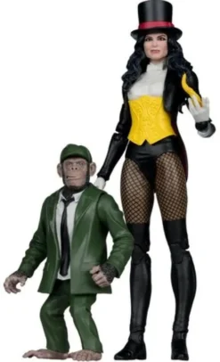 DC Multiverse McFarlane Figura Zatanna with Detective Chimp Collector Edition #53 18 cm