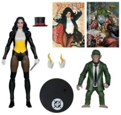 DC Multiverse McFarlane Figura Zatanna with Detective Chimp Collector Edition #53 18 cm