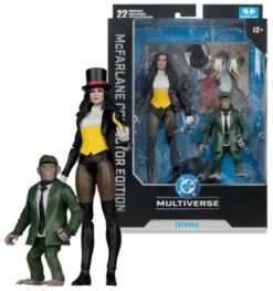 DC Multiverse McFarlane Figura Zatanna with Detective Chimp Collector Edition #53 18 cm