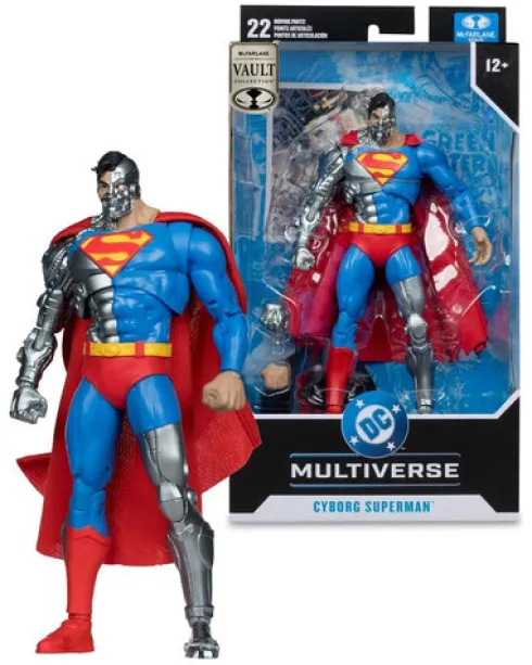 DC Multiverse McFarlane Vault Collection Figura Cyborg Superman (Revenge of the Green Lanterns) 18 cm