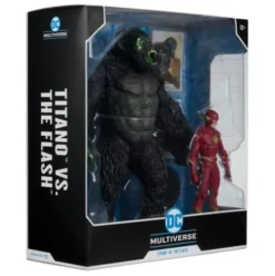 DC Multiverse Pack de 2 Figuras Flash vs. Titano 18 cm