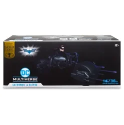 DC Multiverse Vehículo Batpod with Catwoman (The Dark Knight Rises)