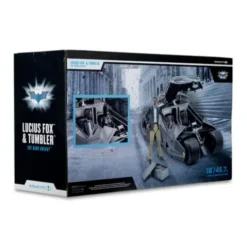 DC Multiverse Vehículo Tumbler with Lucuis Fox (The Dark Knight) (Gold Label)