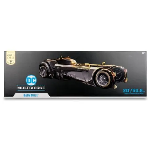 DC Multiverse Vehículo White Knight Batmobile (Gold Label) 18 cm
