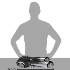DC Multiverse Vehículo White Knight Batmobile (Gold Label) 18 cm