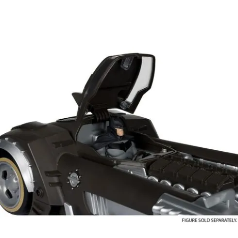DC Multiverse Vehículo White Knight Batmobile (Gold Label) 18 cm