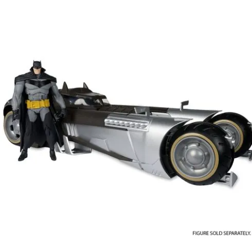 DC Multiverse Vehículo White Knight Batmobile (Gold Label) 18 cm