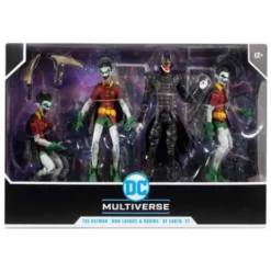 DC Pack 4 Figuras Collector Multipack The Batman Who Laughs with the Robins of Earth 18 cm McFarlane Toys