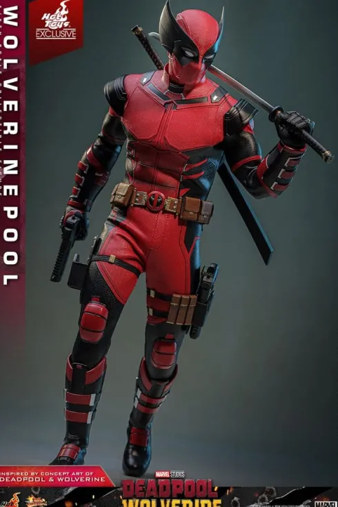 Deadpool & Wolverine Movie Masterpiece Figura 1/6 Wolverinepool Hot Toys Exclusive 31 cm