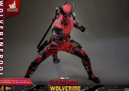 Deadpool & Wolverine Movie Masterpiece Figura 1/6 Wolverinepool Hot Toys Exclusive 31 cm