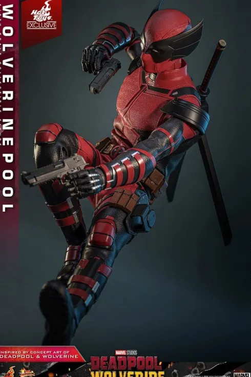 Deadpool & Wolverine Movie Masterpiece Figura 1/6 Wolverinepool Hot Toys Exclusive 31 cm