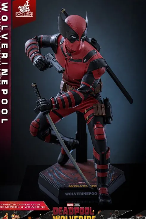 Deadpool & Wolverine Movie Masterpiece Figura 1/6 Wolverinepool Hot Toys Exclusive 31 cm