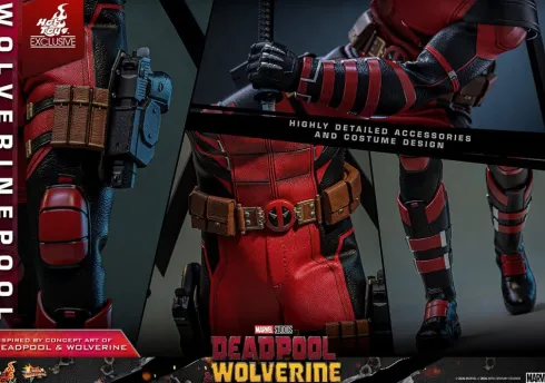 Deadpool & Wolverine Movie Masterpiece Figura 1/6 Wolverinepool Hot Toys Exclusive 31 cm