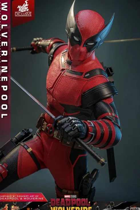 Deadpool & Wolverine Movie Masterpiece Figura 1/6 Wolverinepool Hot Toys Exclusive 31 cm