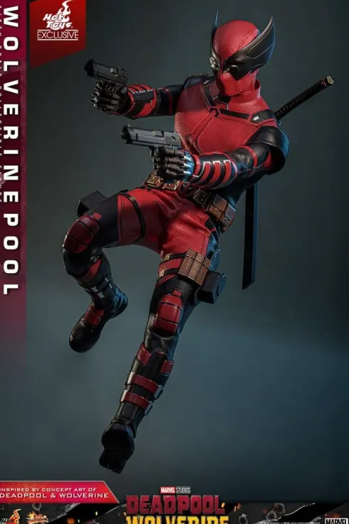 Deadpool & Wolverine Movie Masterpiece Figura 1/6 Wolverinepool Hot Toys Exclusive 31 cm