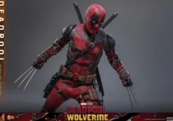 Deadpool & Wolverine Movie Masterpiece Figura 1/6 Deadpool (Battling Version) 30 cm