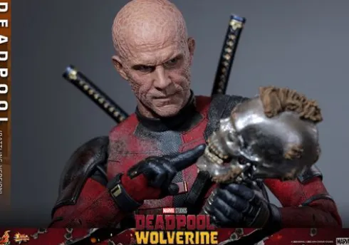 Deadpool & Wolverine Movie Masterpiece Figura 1/6 Deadpool (Battling Version) 30 cm