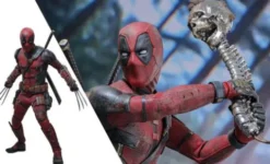 Deadpool & Wolverine Movie Masterpiece Figura 1/6 Deadpool (Battling Version) 30 cm