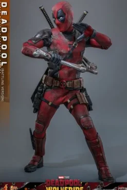 Deadpool & Wolverine Movie Masterpiece Figura 1/6 Deadpool (Battling Version) 30 cm