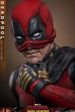 Deadpool & Wolverine Movie Masterpiece Figura 1/6 Deadpool (Battling Version) 30 cm